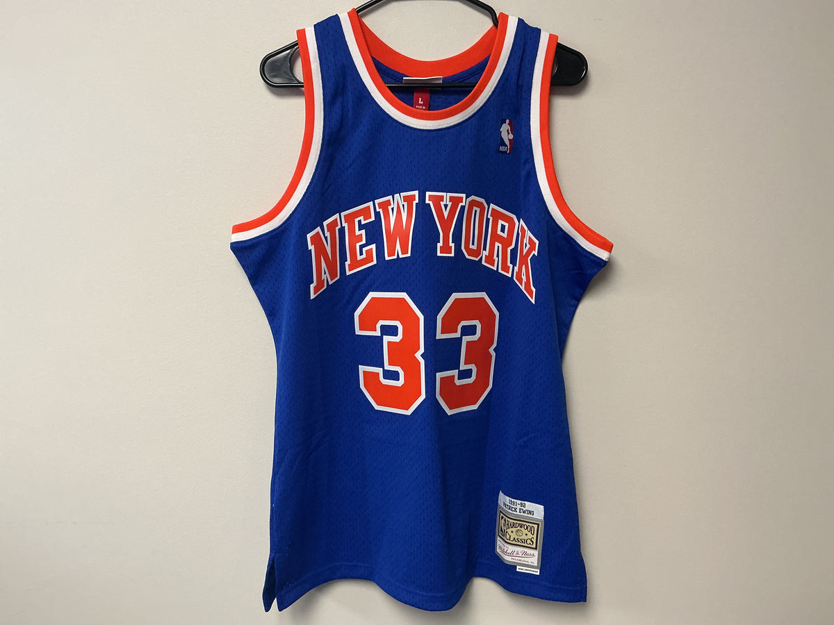 Patrick Ewing Autographed Authentic Knicks Jersey (Beckett COA)