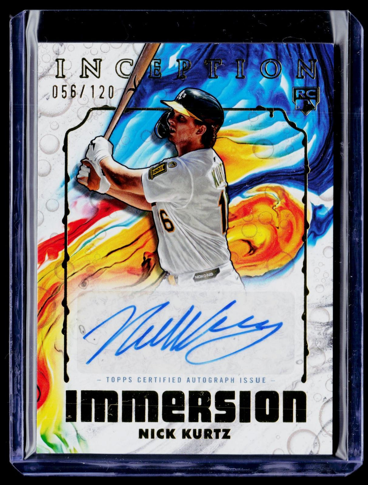 2025 Topps Inception #IIA-NK Nick Kurtz Inception Immersion Autographs #/120