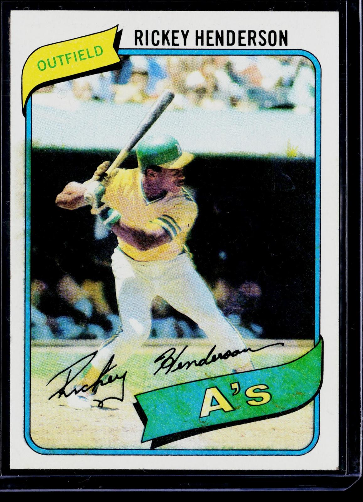 1980 Topps #482 Rickey Henderson