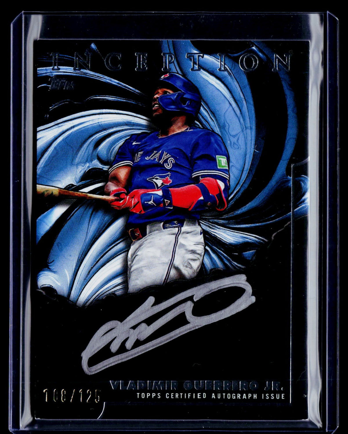 2025 Topps Inception #IS-VG Vladimir Guerrero Jr Inception Signings Silver #/125