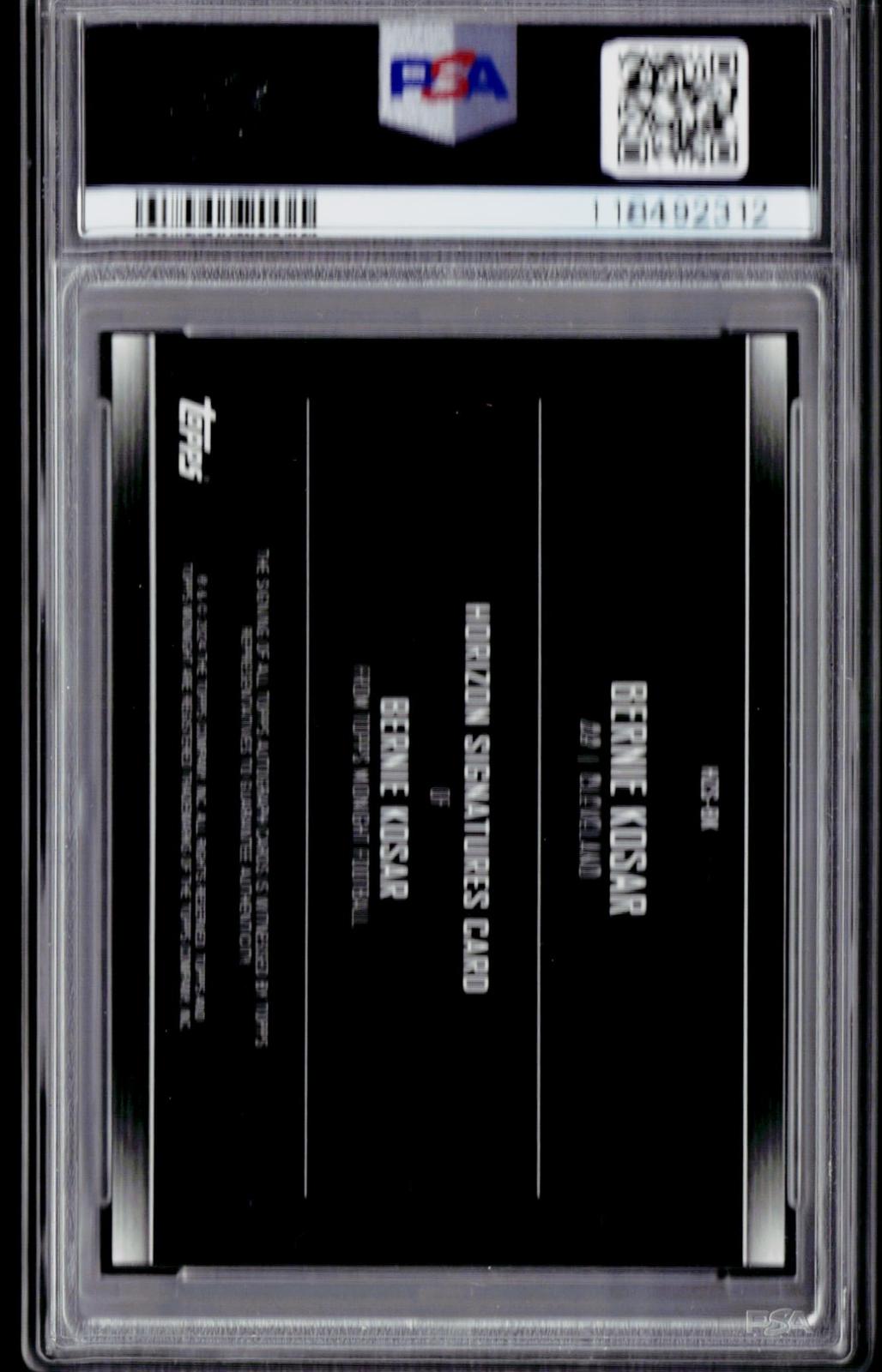 2024 Topps Midnight #HZS-BK Bernie Kosar Horizon Signatures Solstice PSA 9 #/35