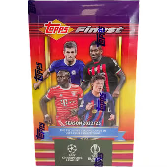 2022-23 Topps Finest Flashbacks UEFA Club Competitions Soccer Hobby Box