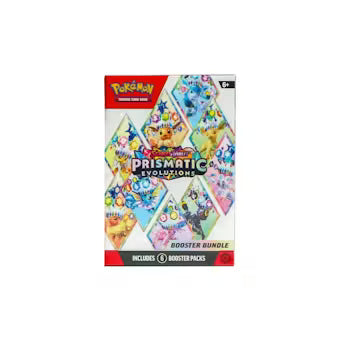 Pokemon Scarlet & Violet Prismatic Evolutions 6-Pack Booster Bundle