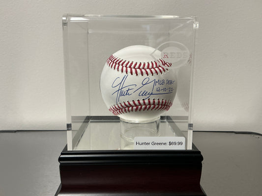 Hunter Greene Autographed Baseball (Fanatics COA)