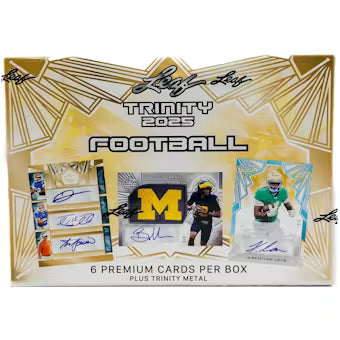 2025 Leaf Trinity Football Hobby Box