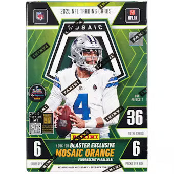 2025 Panini Mosaic Football 6-Pack Blaster Box