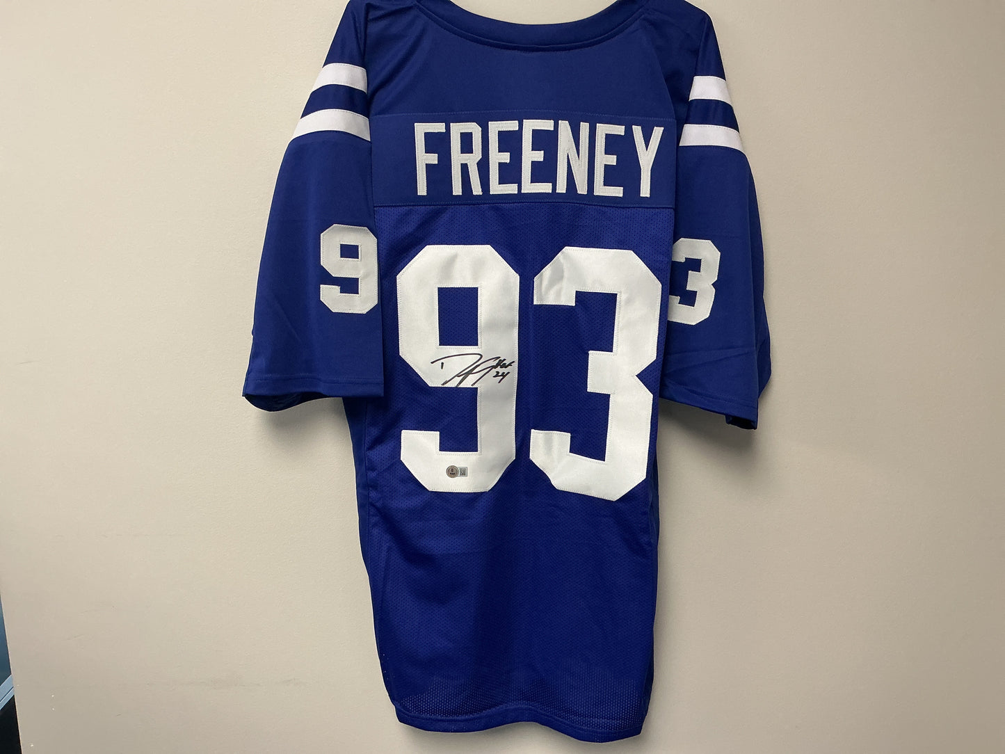 Dwight Freeney Autographed Custom Jersey