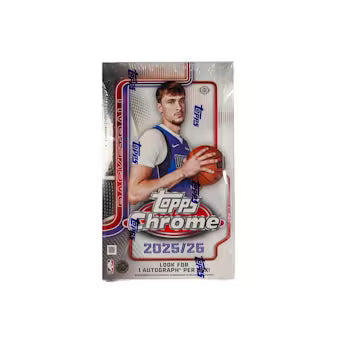 2025-26 Topps Chrome Basketball Hobby Box
