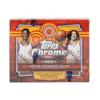 2025 Topps Chrome McDonald's All American Basketball Hobby Box