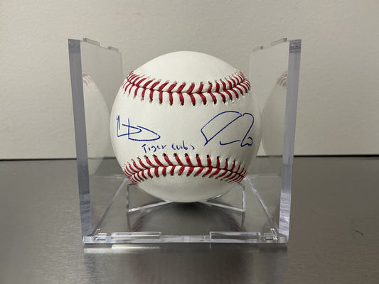 Riley Greene & Spencer Torkelson Autographed Rawlings Baseball (Fanatics/MLB COA)