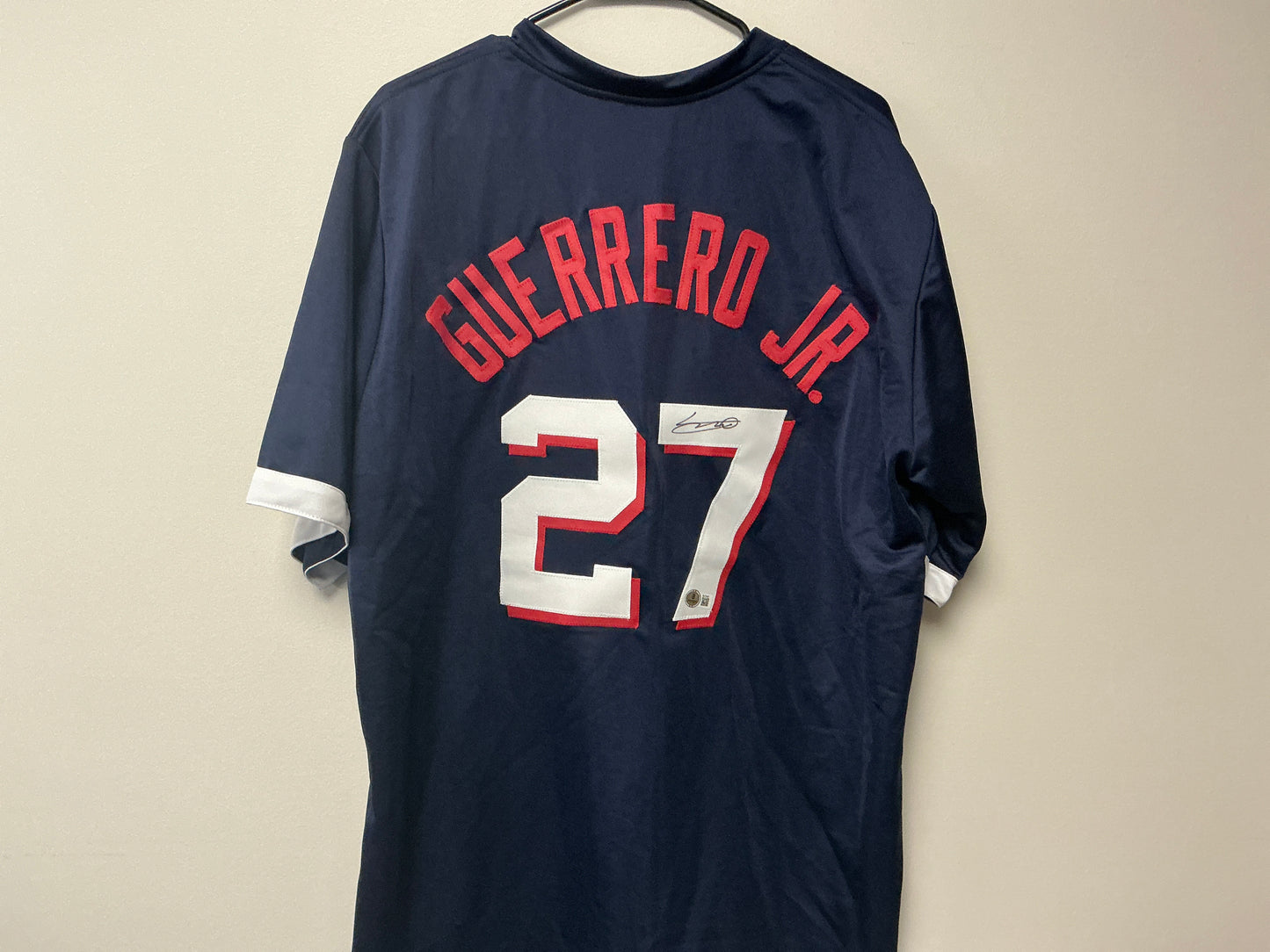 Vladimir Guerrero JR Autographed Custom Jersey