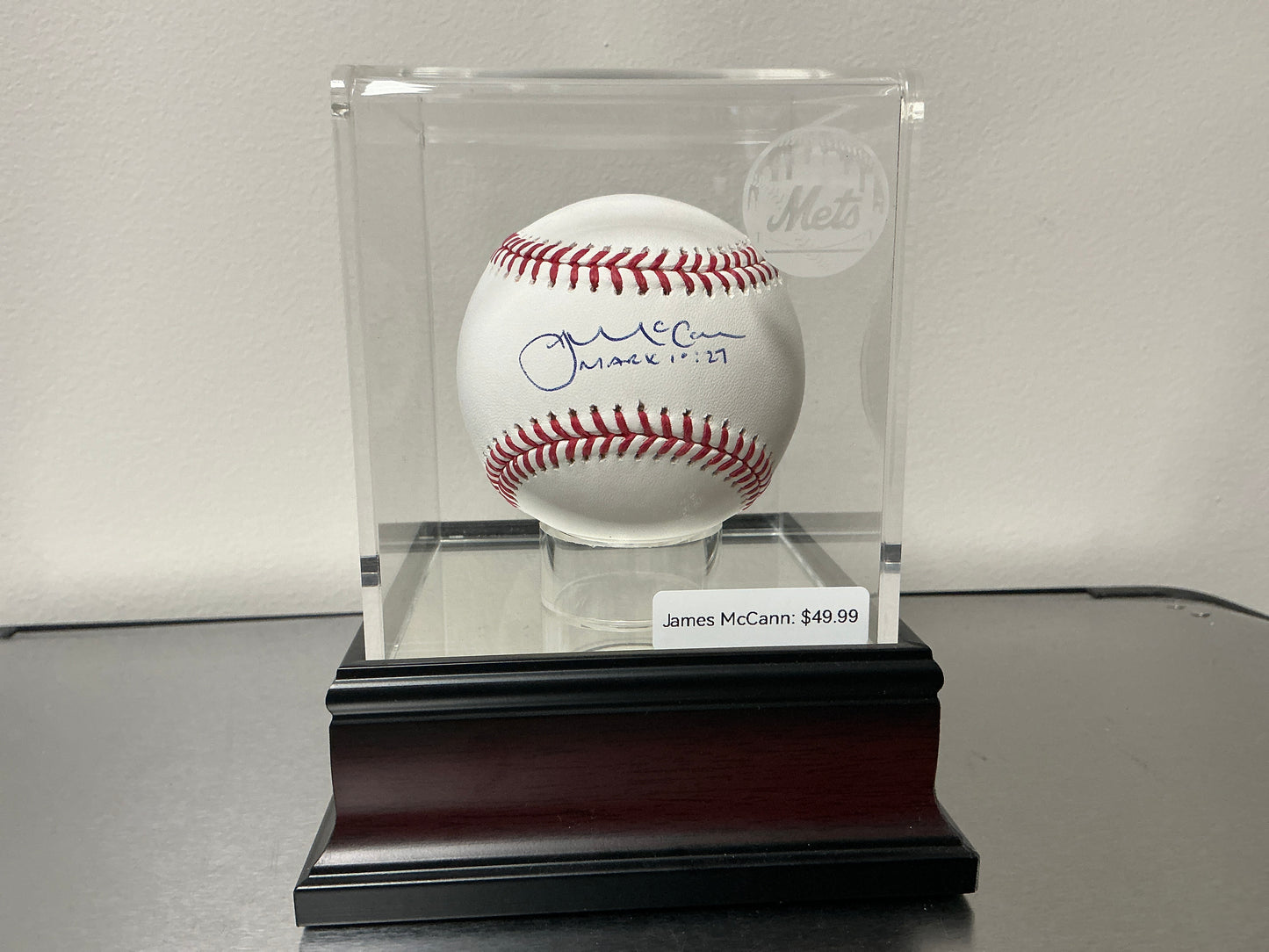 James McCann Autographed Baseball (Fanatics COA)