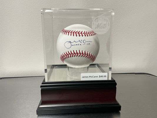 James McCann Autographed Baseball (Fanatics COA)
