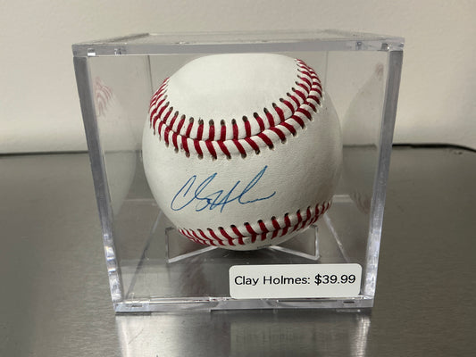 Clay Holmes Autographed Baseball (JSA COA)