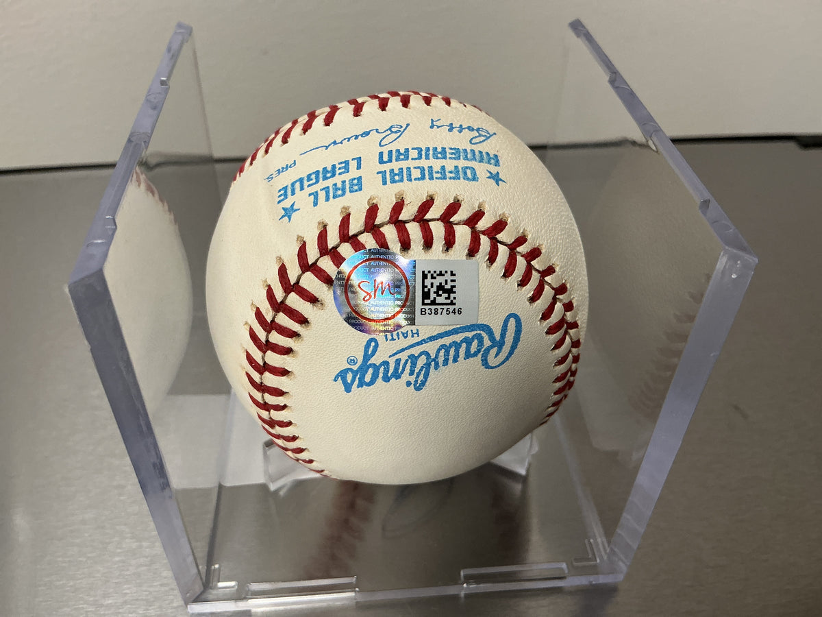 Enos Slaughter Autographed Rawlings Baseball (SM COA)