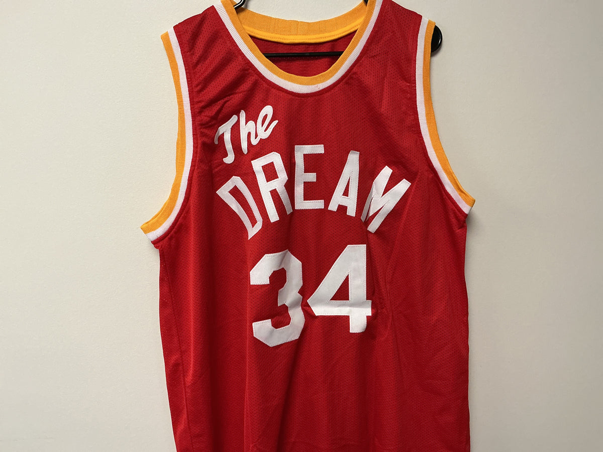 Hakeem Olajuwon Autographed Custom Jersey (JSA COA)