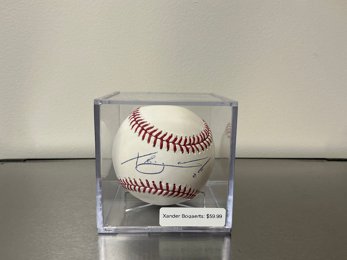 Xander Bogaerts Autographed Baseball (JSA COA)