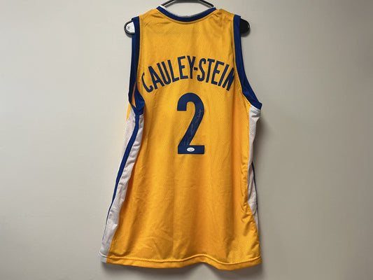 Willie Cauley-Stein Autographed Custom Warriors Jersey (JSA COA)