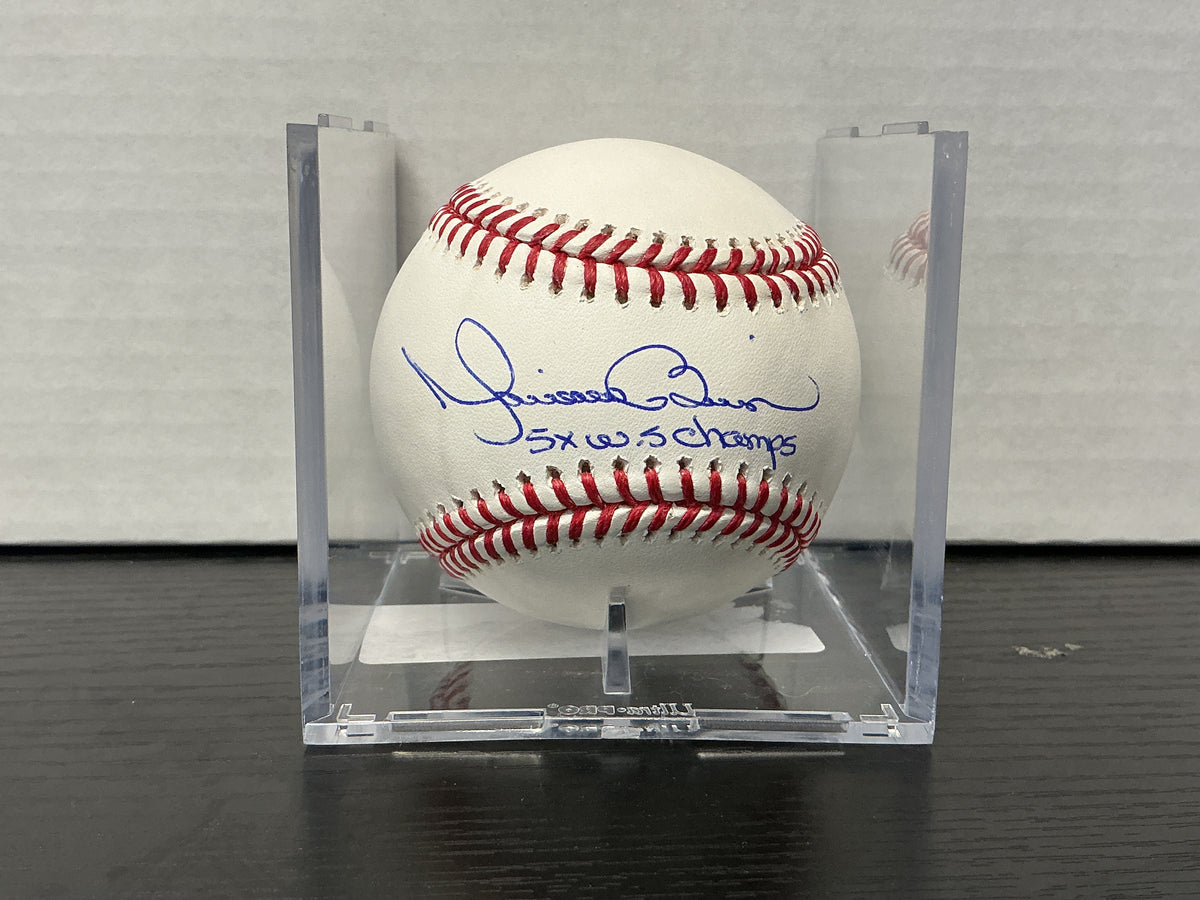 Mariano Rivera Autographed Rawlings Baseball w/ 5x WS Champs Inscription (Fanatics/MLB COA)