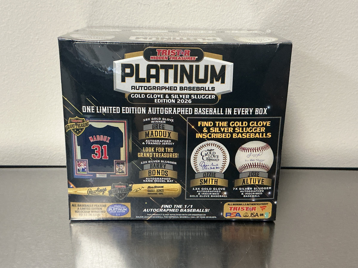 2026 Tristar Hidden Treasures Platinum Autographed Baseballs Gold Glove & Silver Slugger Edition