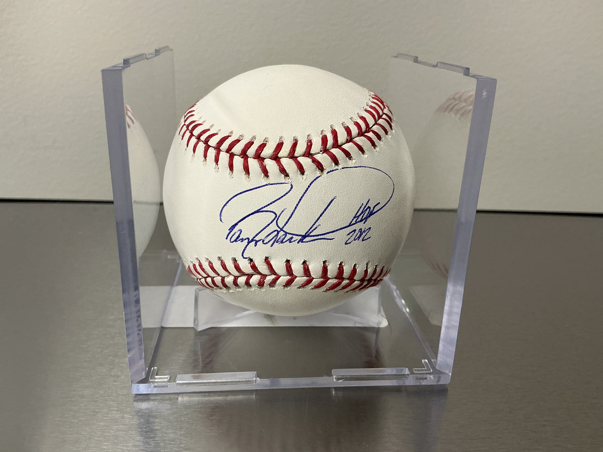 Barry Larkin Autographed Rawlings Baseball w/ HoF Inscription (JSA COA)