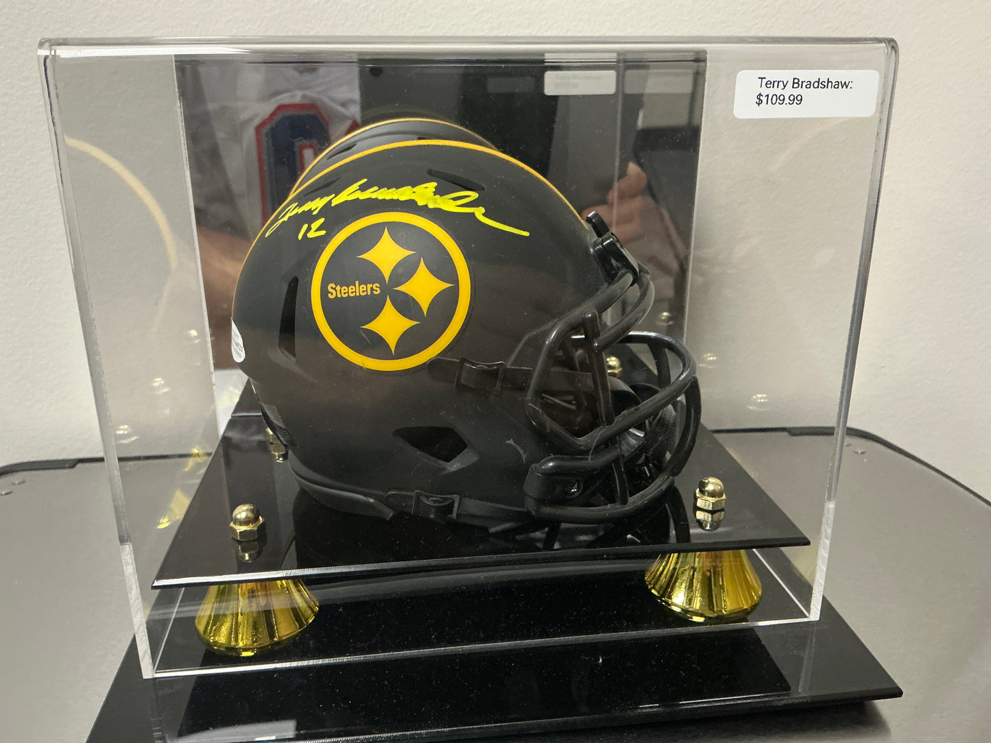 Terry Bradshaw Autographed Mini Helmet (Beckett COA)