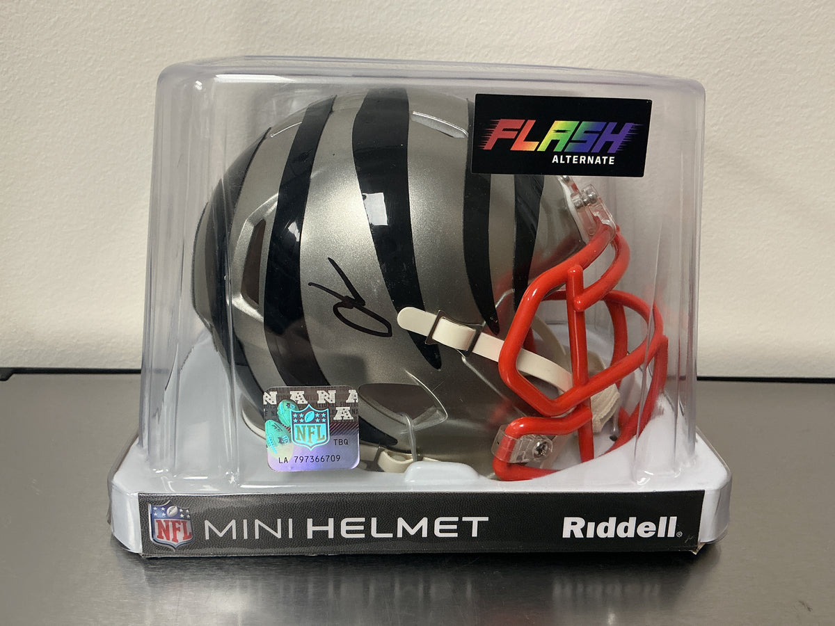 Chad Johnson Autographed Bengals Mini Helmet (Beckett COA)