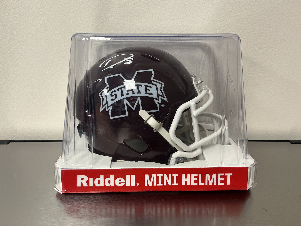 Darius Slay Autographed Mississippi State Mini Helmet (Beckett COA)