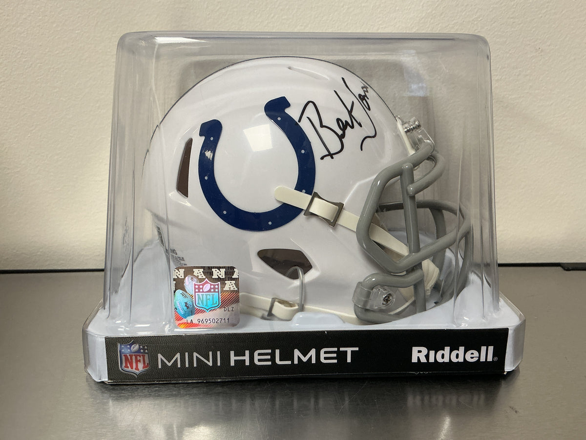 Bert Jones Autographed Colts Mini Helmet (Beckett COA)