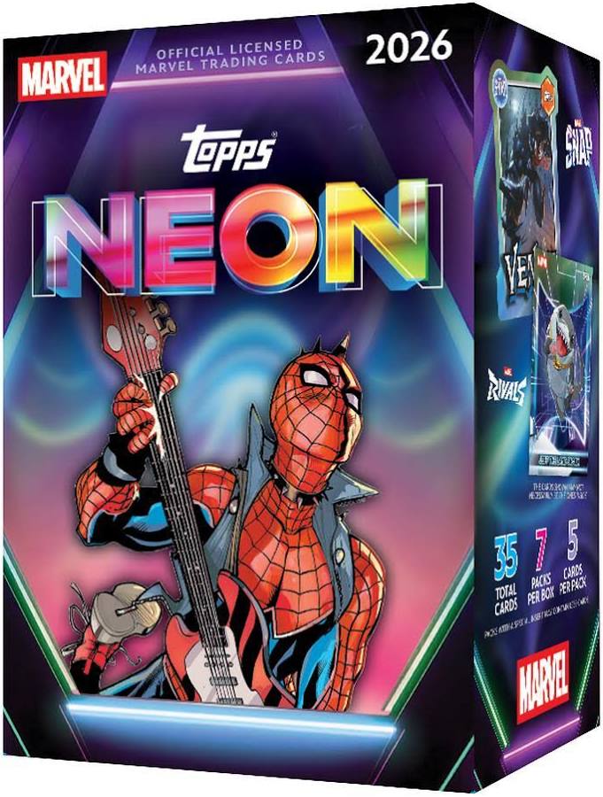 2026 Topps Marvel Neon Blaster Box