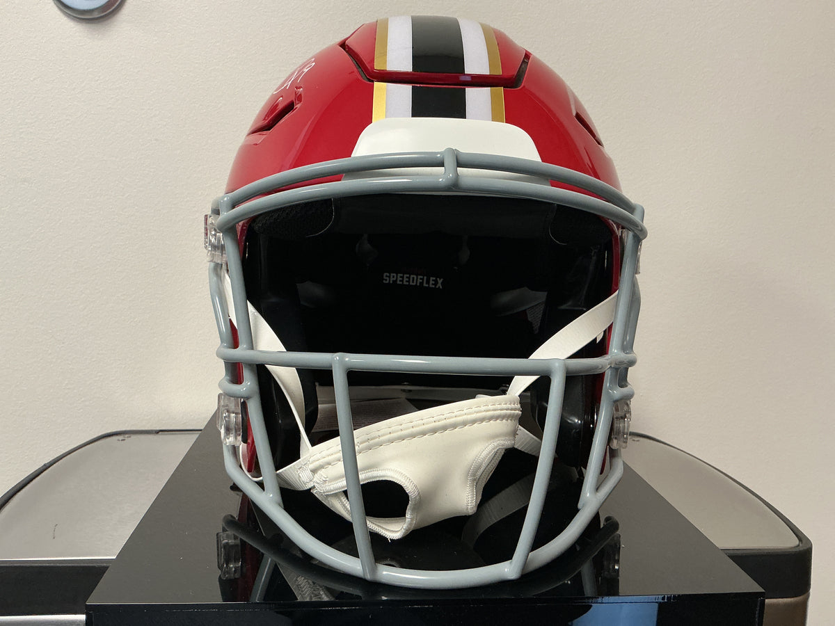 Michael Penix Jr. Autographed Authentic Falcons Helmet (BAS COA)