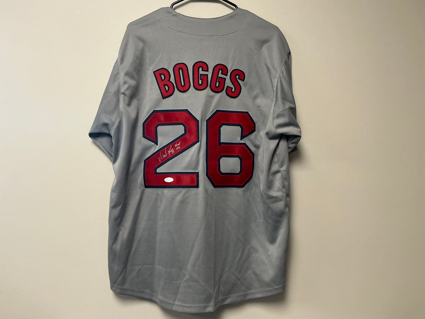 Wade Boggs Autographed Custom Jersey