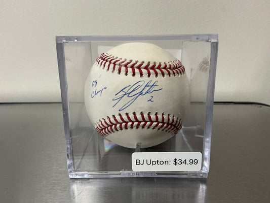 BJ Upton Autographed Baseball (JSA COA)