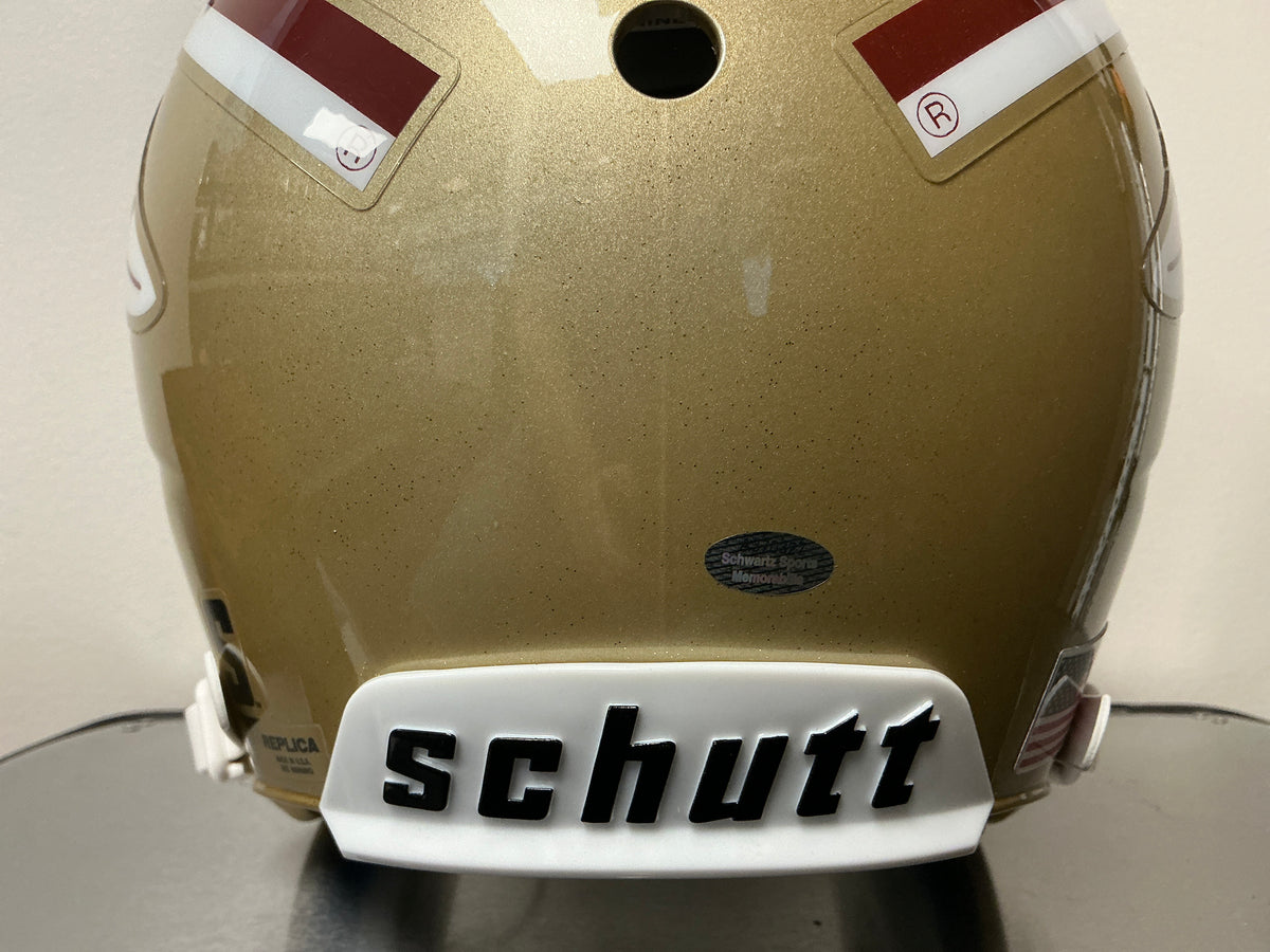 Charlie Ward Autographed Full-Size Replica Florida State Helmet w/ Inscription (Schwartz COA)