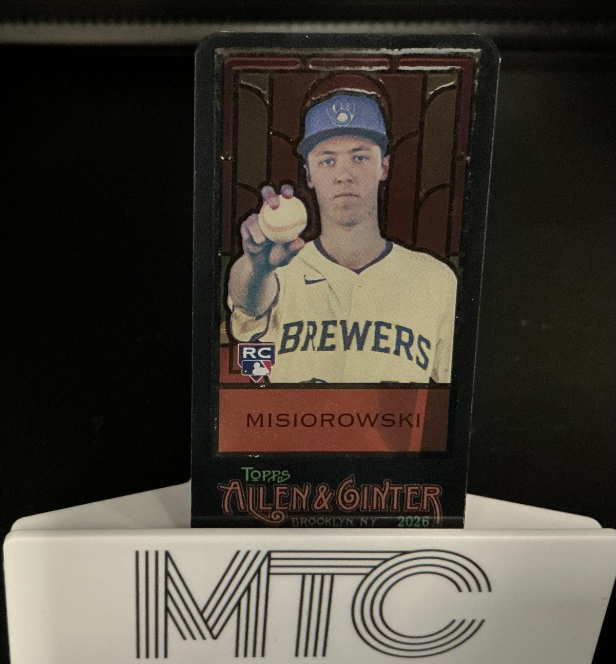 2026 Topps Allen Ginter Jacob Misiorowski RC #318 Mini Stained Glass SSP