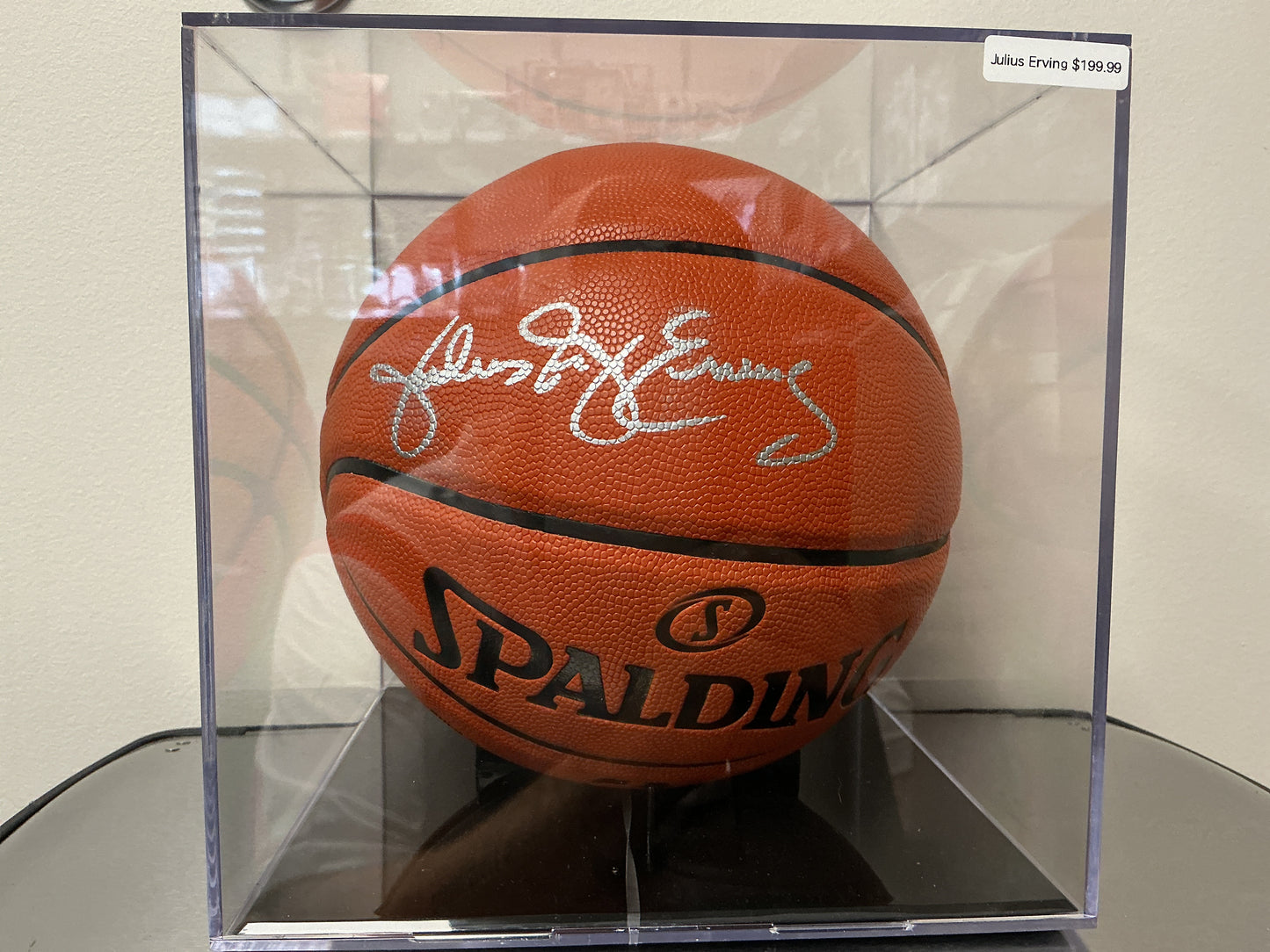 Julius Dr. Erving Autographed Spalding Basketball (Beckett COA)