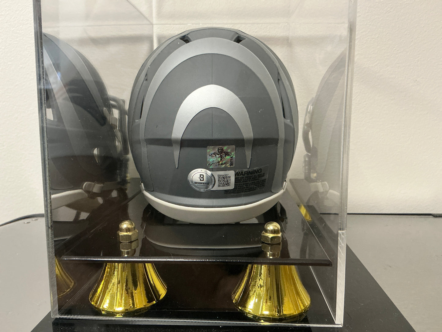 Ja’Marr Chase Autographed Mini Helmet (Beckett COA)