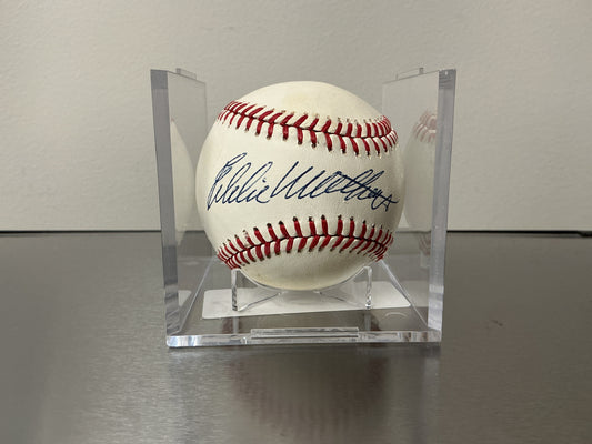 Eddie Mathews Autographed Rawlings Baseball (PSA COA)