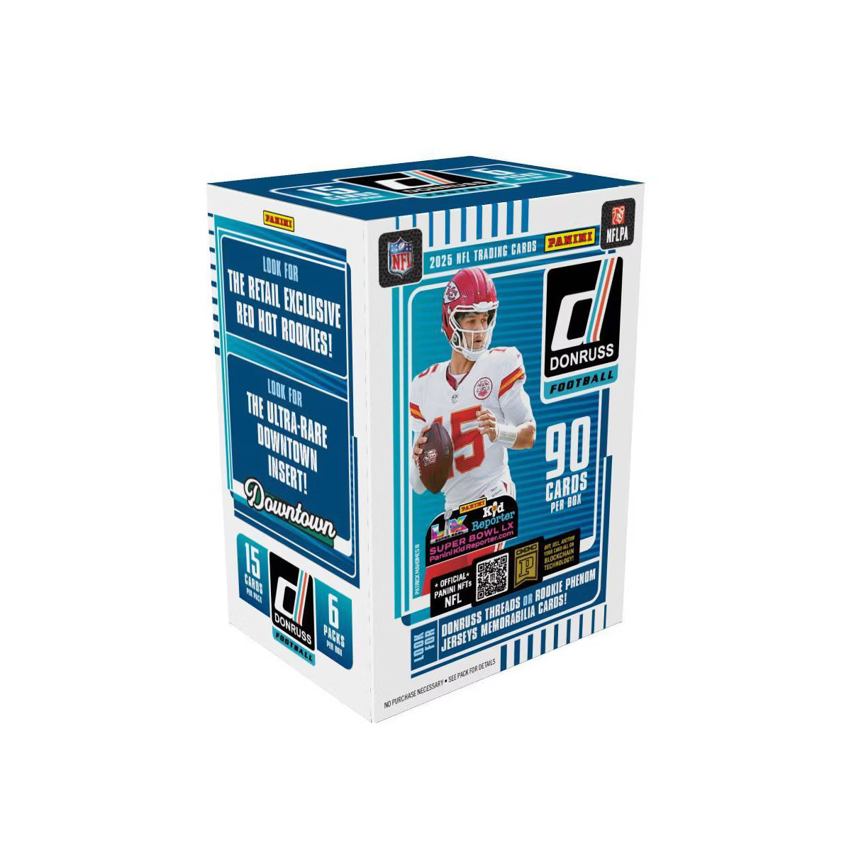 2025 Panini NFL Donruss Football Trading Card Blaster Box