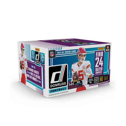 2025 Panini NFL Donruss Football Trading Card Booster Display Box