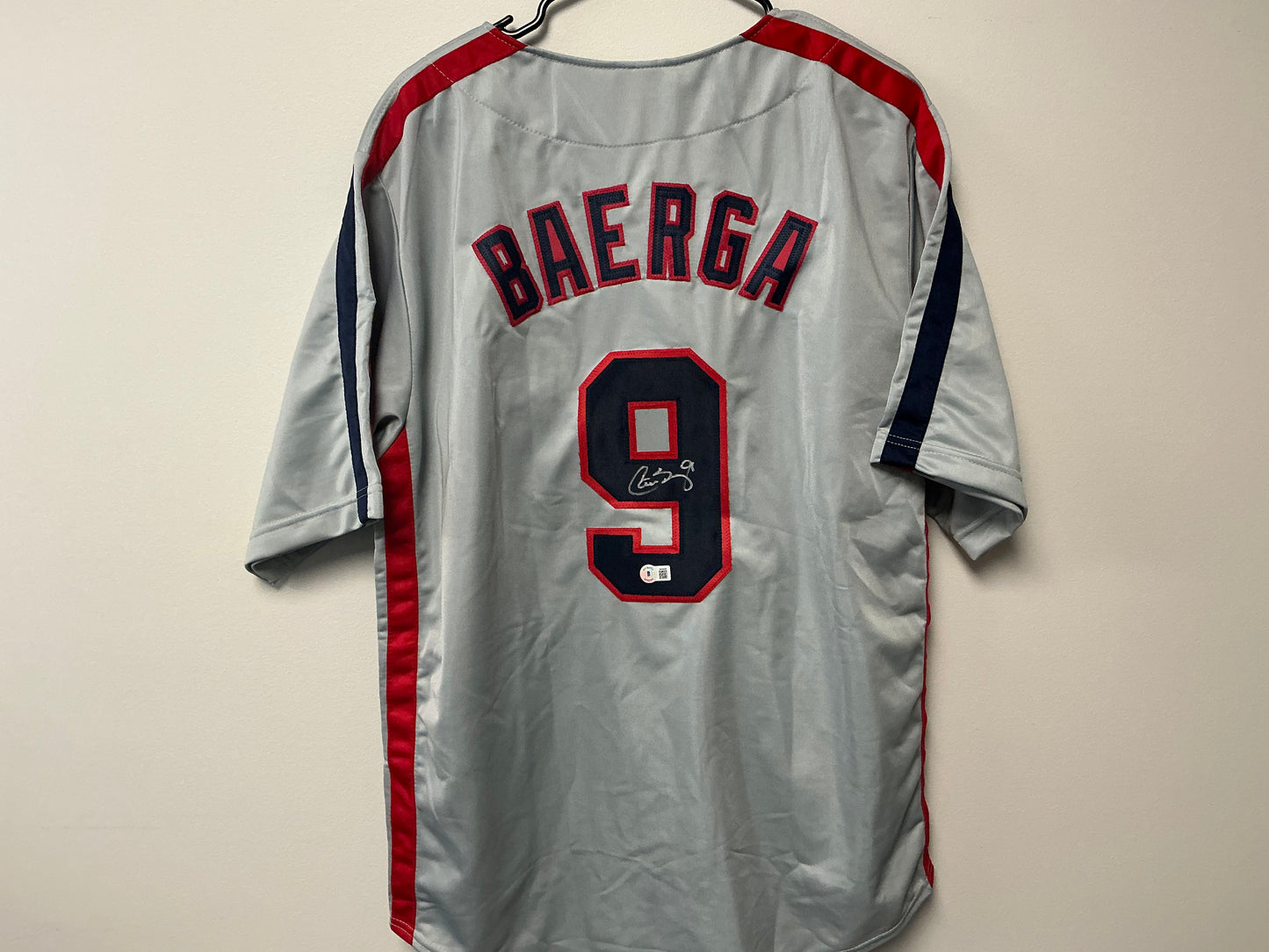 Carlos Baerga Autographed Custom Jersey