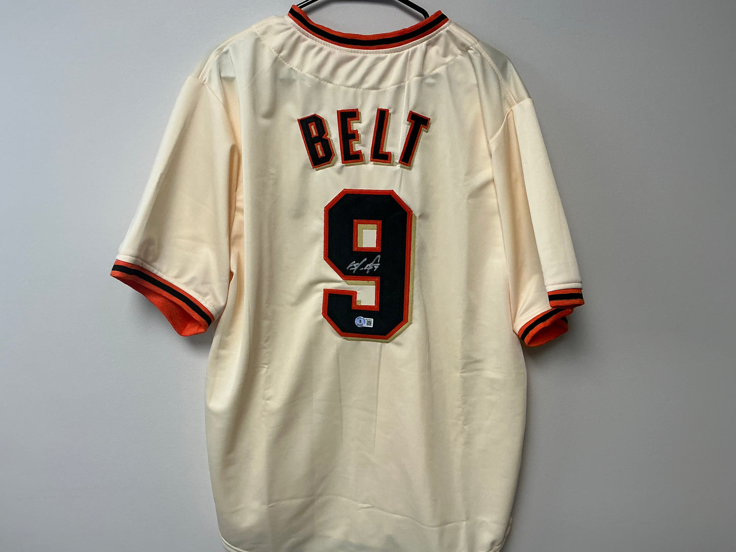 Brandon Belt Autographed Custom Jersey