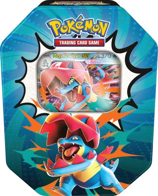 Ascended Heroes Tin [Mega Feraligatr ex] - Pokemon
