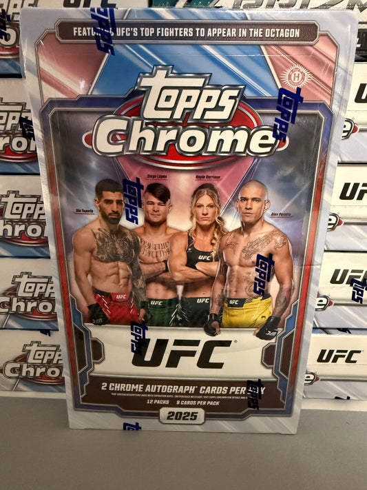 2025 Topps Chrome UFC Hobby Box