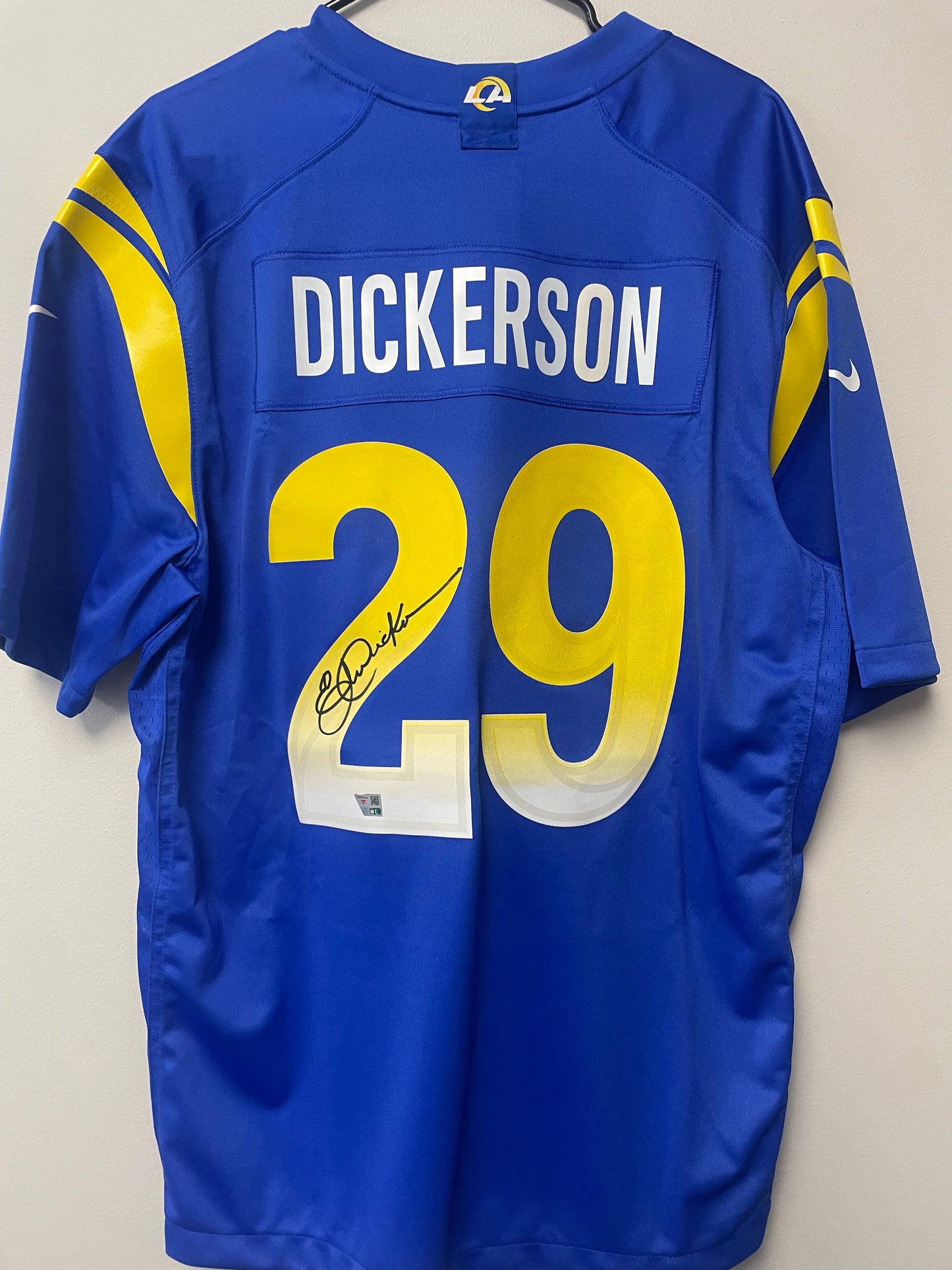 Eric Dickerson Authentic Autograph Jersey