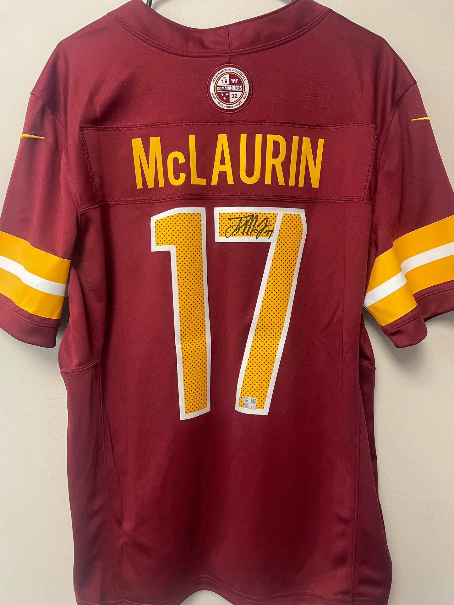 Terry McLaurin Autographed Authentic Jersey