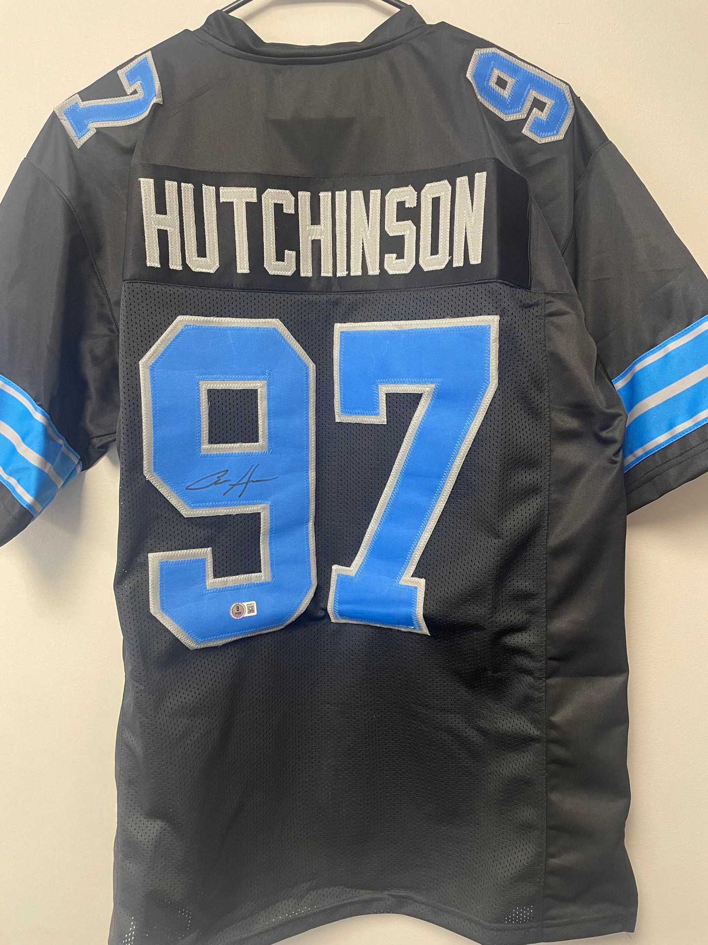 Aidan Hutchinson Autographed Custom Jersey