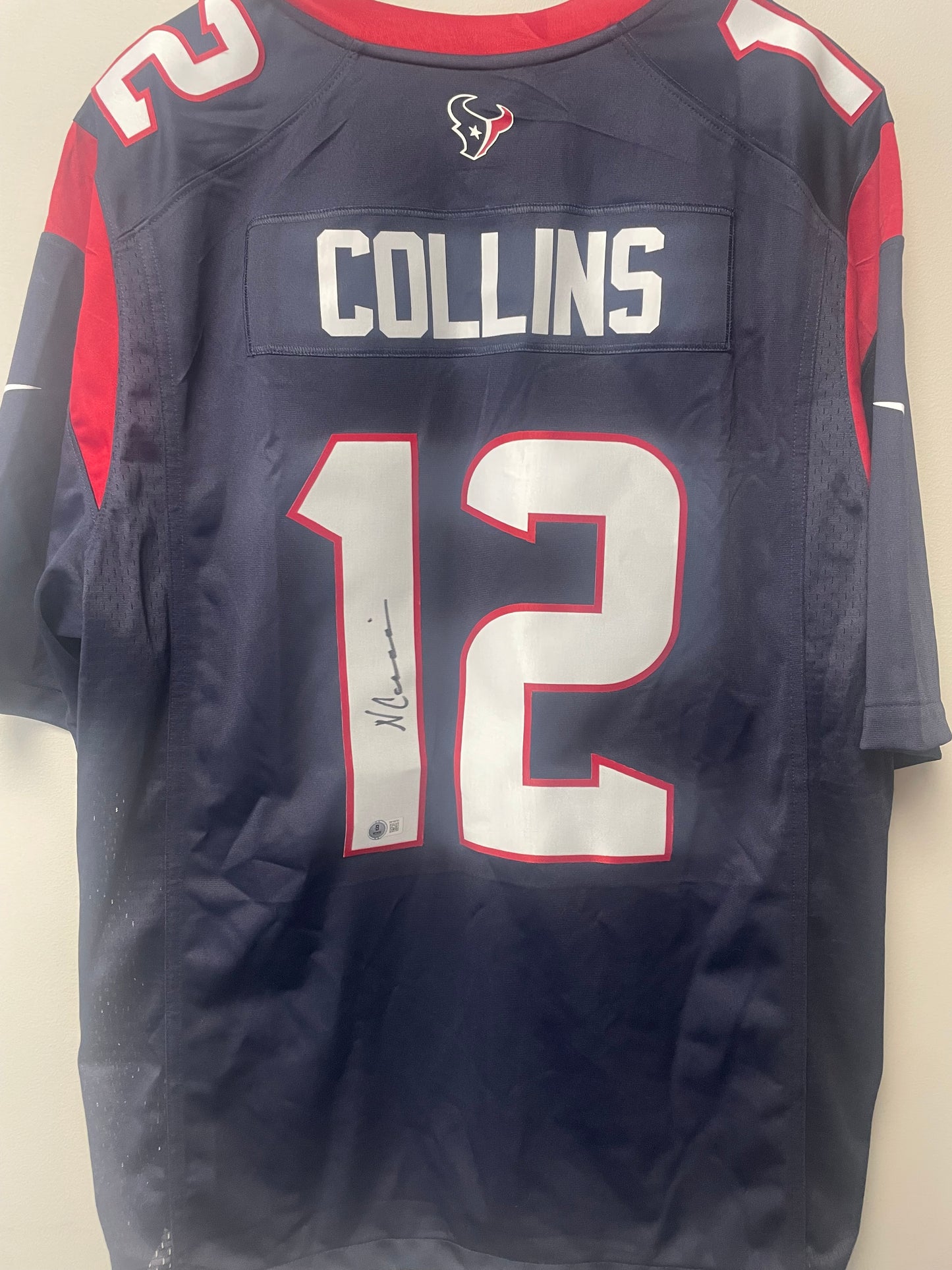 Nico Collins Autograph Authentic Jersey