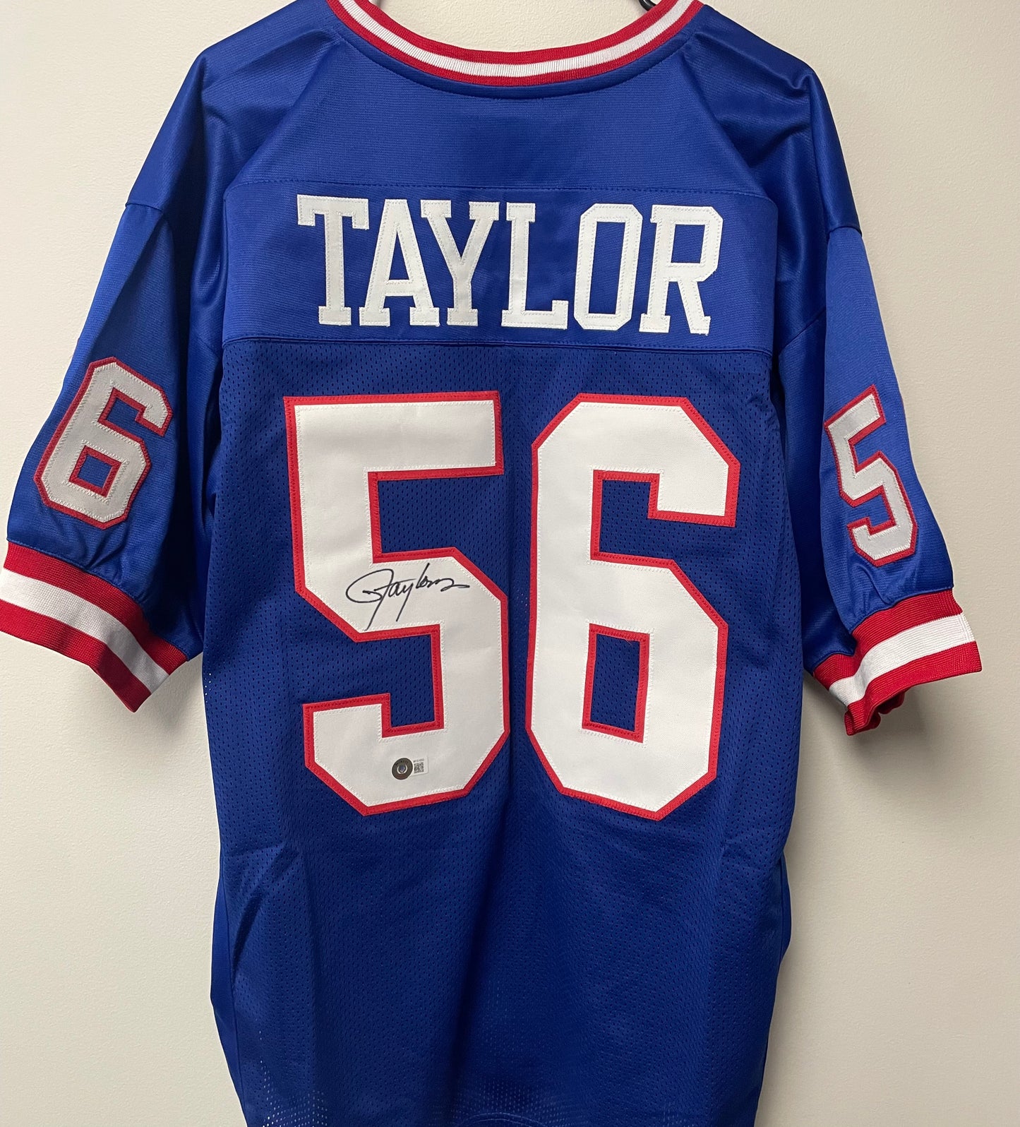Lawrence Taylor Autographed Custom Jersey