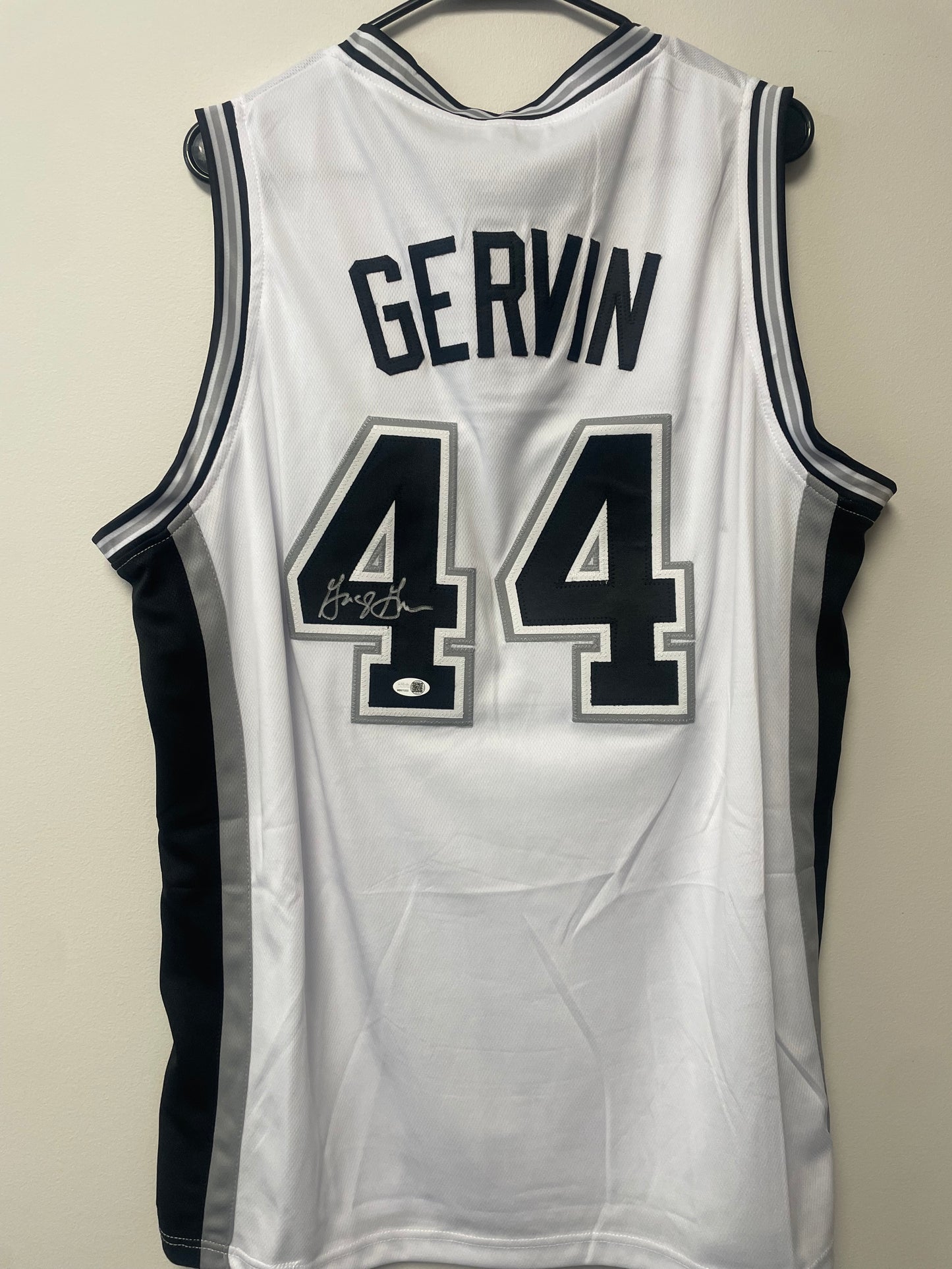 George Gervin Autographed Custom Jersey